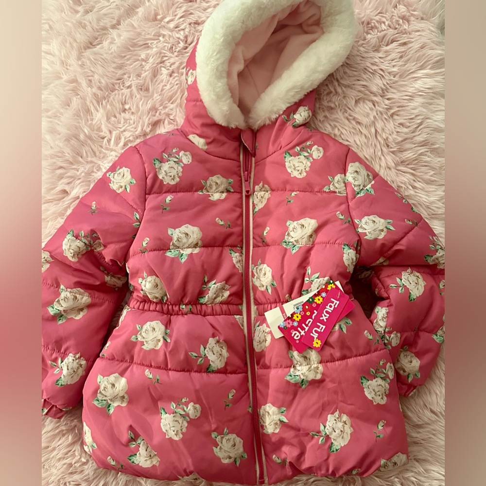 Wippette Pink Floral Kids Jacket